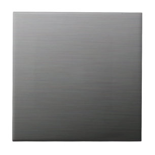 Dunkles gebürstetes Silber Metallic Fliese