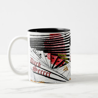 Dunkles Geheimnis Zweifarbige Tasse