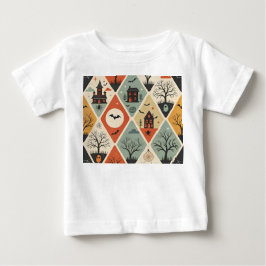 Dunkles Geistermuster Baby T-shirt
