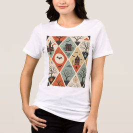 Dunkles Geistermuster Tri-Blend Shirt