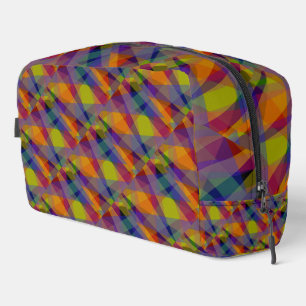 Dunkles Geometrisches - Dopp Kit Waschbeutel