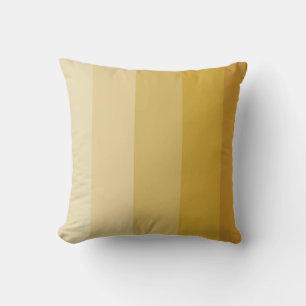 Dunkles Gold Ombre Streifen Kissen
