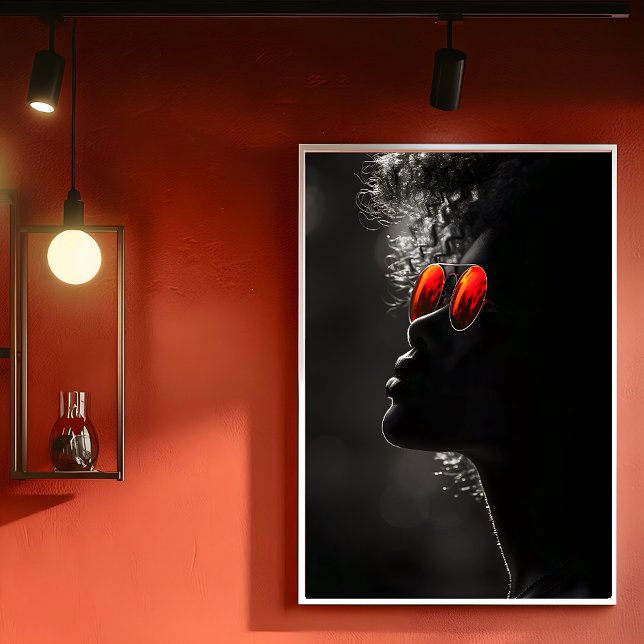 Dunkles Hautprofil, Modernes Foto, B2L Poster (Von Creator hochgeladen)