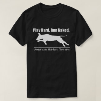 Dunkles Hemd spielt hartes AHT-Design T-Shirt