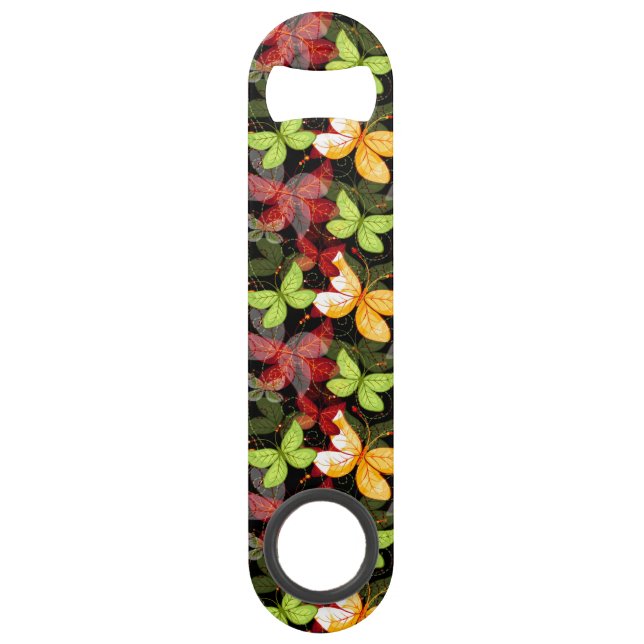 Dunkles Herbst-Muster Speed Flaschenöffner (Vorderseite)