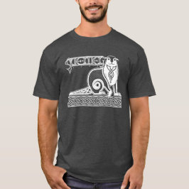 Dunkles Herrenhemd T-Shirt