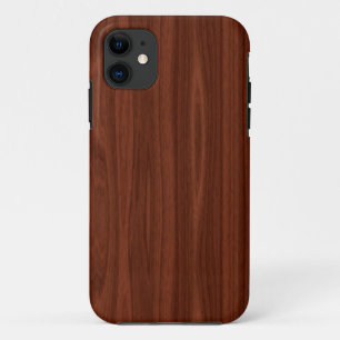 Dunkles Holz iPhone 11 Hülle