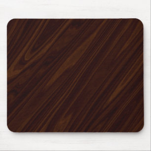 Dunkles Holz Mousepad