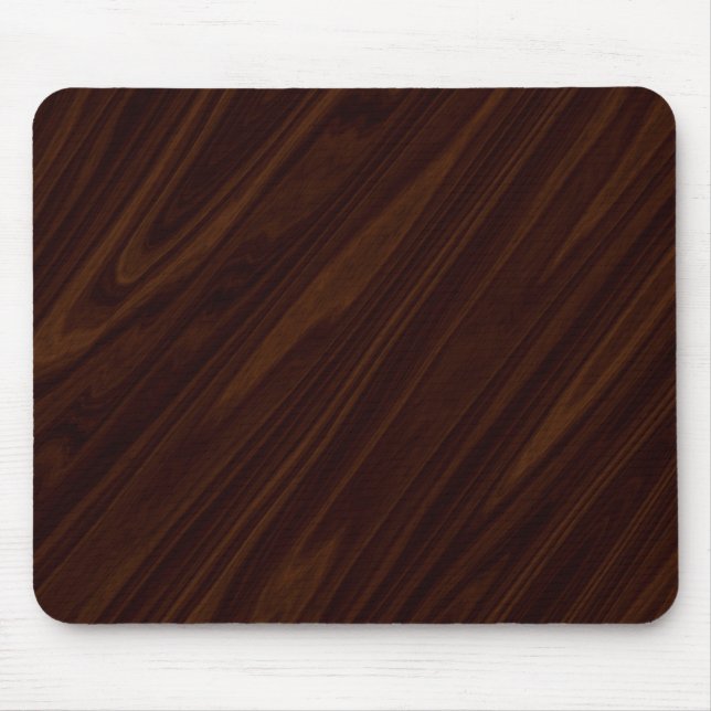 Dunkles Holz Mousepad (Vorne)