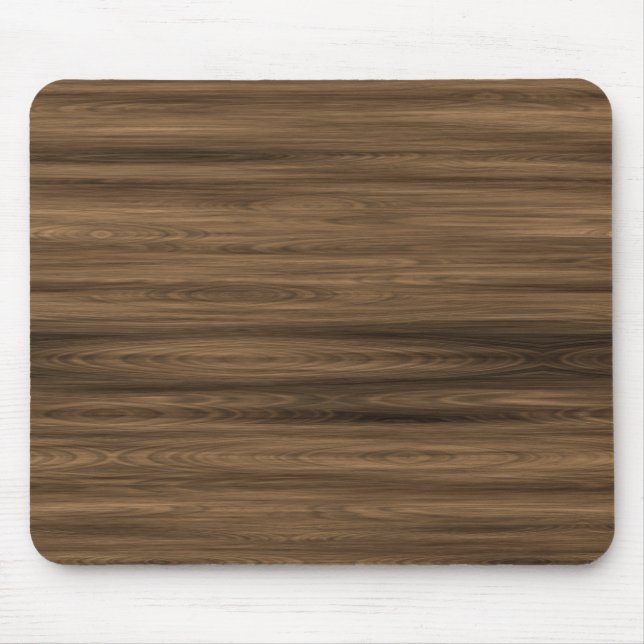 dunkles Holz Mousepad (Vorne)