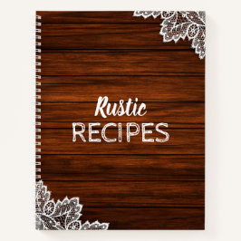 Dunkles Holz & Spitzenrezept Buch