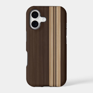 Dunkles Holz Stripes iPhone 5 Kasten -