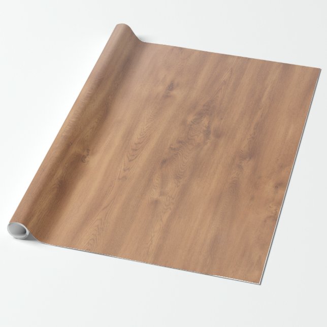Dunkles Holzmuster Geschenkpapier (Ungerollt)