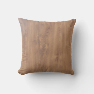 Dunkles Holzmuster Kissen