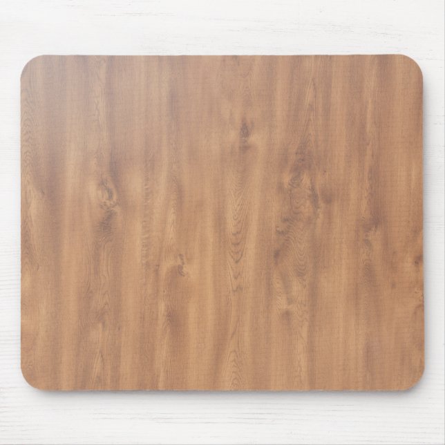 Dunkles Holzmuster Mousepad (Vorne)