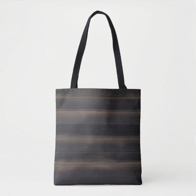 Dunkles Japandi-Anthrazit Holz Minimalist (Vorderseite)