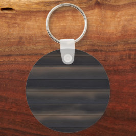 Dunkles Japandi-Anthrazit-Holz-Minimalist Schlüsselanhänger