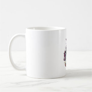 Dunkles Kaninchen Reitet Skelett Einhorn Vintage G Kaffeetasse