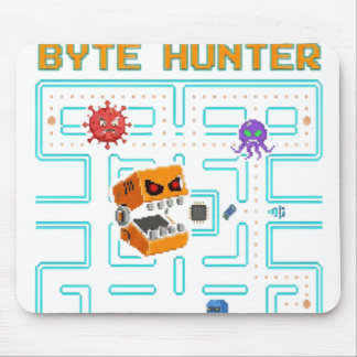 Dunkles, kantiges Arcade-Spiel Pixel-Totenkopf-Par Mousepad