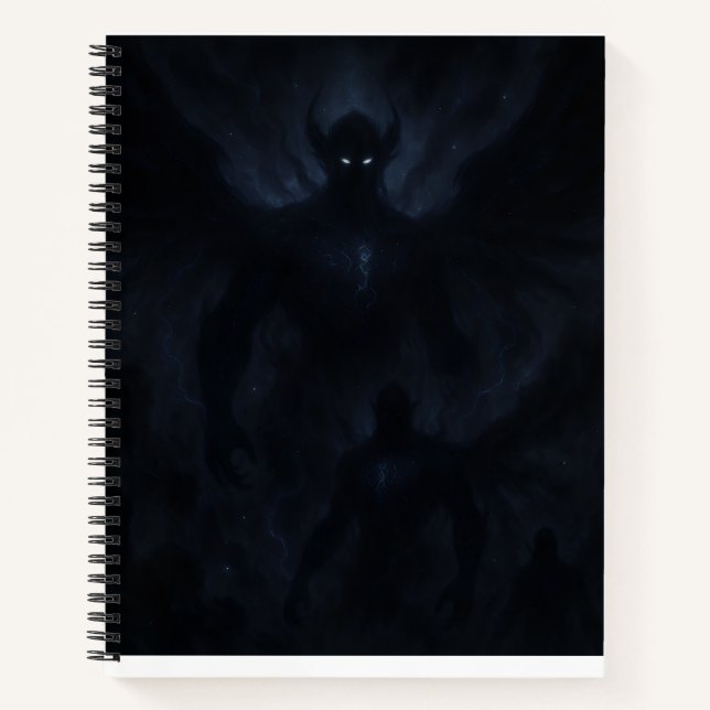 Dunkles Kosmisches Geist Journal Notizbuch (Vorderseite)