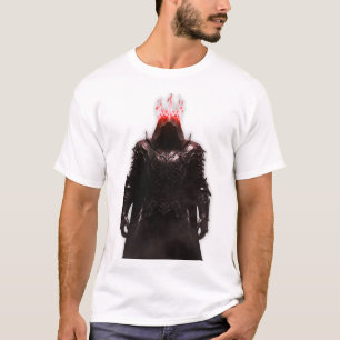 Dunkles legendäres Krieger-Gothic-T-Shirt Mystis T-Shirt