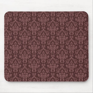 Dunkles Lila Damaskusmuster Mousepad