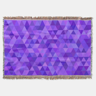 Dunkles lila Dreieckmuster Decke