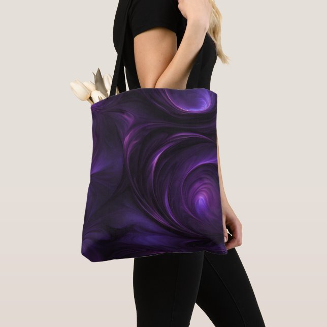 Dunkles Lila Swirbeldesign (Von Nahem)
