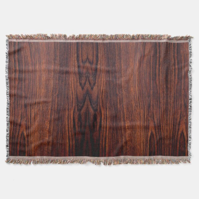 Dunkles Mahagoniholz | Braunholzmuster Decke (Vorderseite)