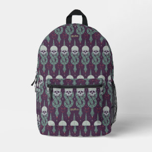 Dunkles Mal Geometrisches Icon Muster Bedruckter Rucksack