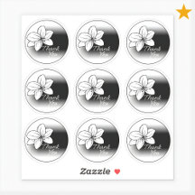 Dunkles modernes minimales graues Blumenzeichnung 