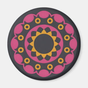 dunkles Mosaik Magnet