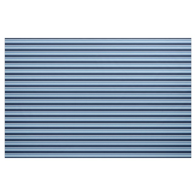 Dunkles nautical Light Blue Stripes-Muster Stoff (Fat Quarter (45,7 x 55,9 cm))