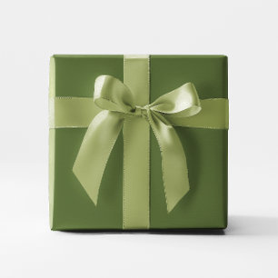 Dunkles Olivgrün Geschenkpapier