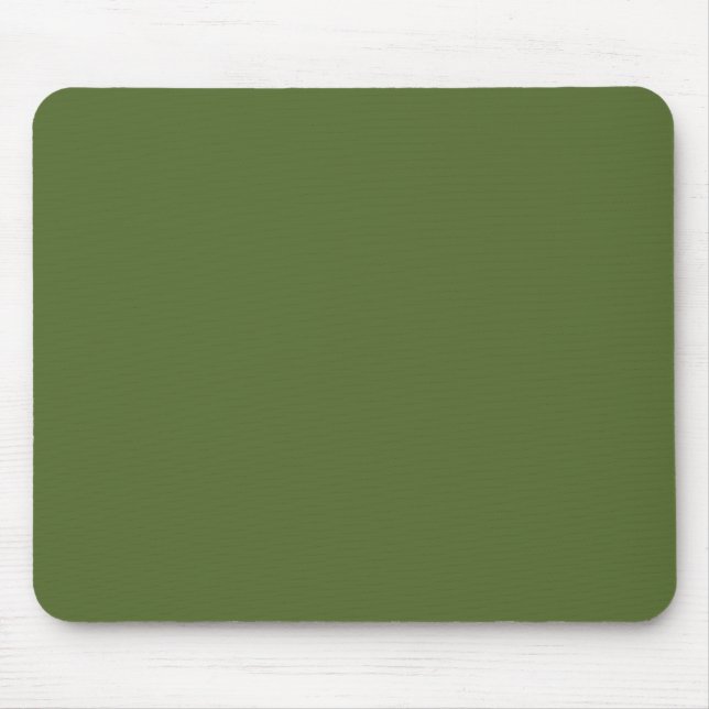 Dunkles Olivgrün Mousepad (Vorne)