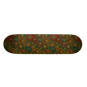 Dunkles Paisley Skateboard