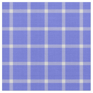 Dunkles Periwinkle großes Karo Stoff