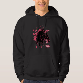 Dunkles Pferd Hoodie