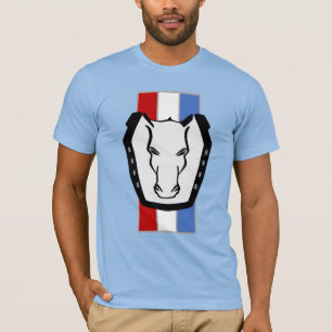 Dunkles Pferd - Mustang Inspirierter T - Shirt