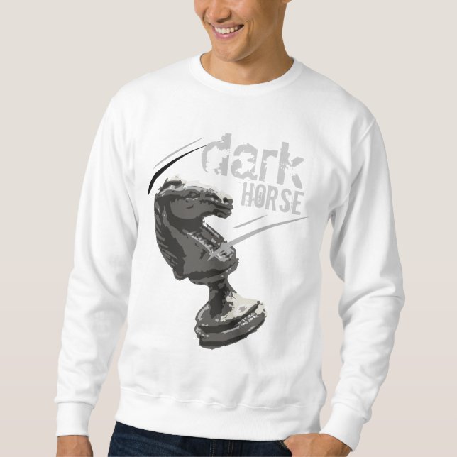 Dunkles Pferd Sweatshirt (Vorderseite)