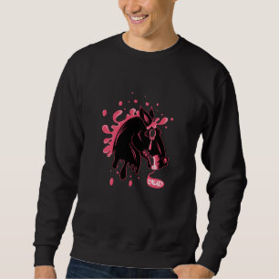 Dunkles Pferd Sweatshirt