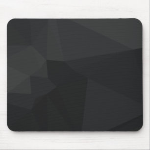 Dunkles polygonales Muster Mousepad