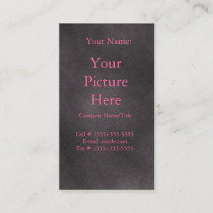 Dunkles Retro Visitenkarte