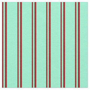 Dunkles Rot- und Aquamarine-Muster Stoff