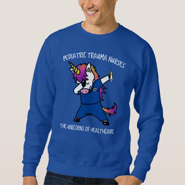 Dunkles Shirt Einhorn-Design (Vorderseite)