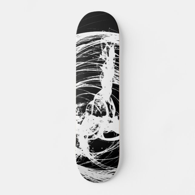 dunkles Skateboard (Vorderseite)