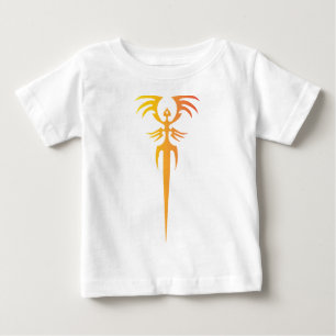 Dunkles Stammes-Phoenix-Emblem – Mythisches Symbol Baby T-shirt