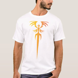 Dunkles Stammes-Phoenix-Emblem – Mythisches Symbol T-Shirt