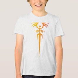 Dunkles Stammes-Phönix-Emblem – Mythisches Symbol Tri-Blend Shirt