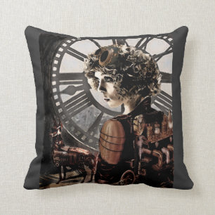 dunkles steampunk Kissen